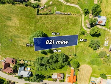 Działka rolna 821 m² w Brzegach - inwestycja i kapitał polecam działka Brzegi, Halna