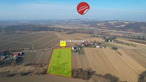 działka na sprzedaż 9212m2 działka Szczurowa, Popędzyna, Popędzyna