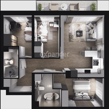 mieszkanie na sprzedaż 63m2 mieszkanie Gdynia, Chwarzno-Wiczlino, Wiczlińska