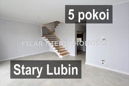 Komfortowy segment 4 sypialnie, taras, kominek, blisko infrastruktury dom Lubin, Stary Lubin