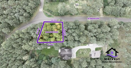 działka na sprzedaż 658m2 działka Dzierżno