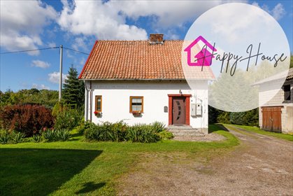 Urokliwe siedlisko na Warmii z domem 72 m² i 4 ha lasów dom Kalisty
