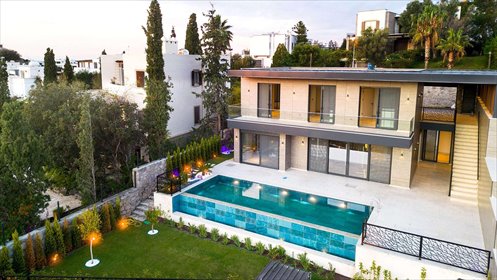 Ekskluzywna willa z basenem i panoramicznym widokiem dom Yalıkavak, Yalıkavak, Bodrum, Muğla
