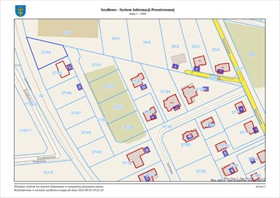 działka na sprzedaż 821m2 działka Szydłowo, Sportowa