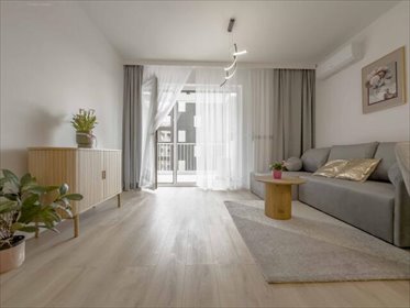 Nowoczesne 45 m2 z balkonem, klimatyzacją i garażem mieszkanie Kraków, Lindego Samuela