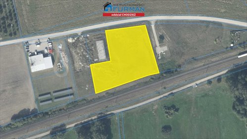 Przemysłowa działka 5829 m² z dostępem do drogi - polecam! działka Białośliwie