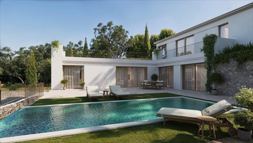Ekskluzywna willa z basenem i widokami w Marbella dom Elviria, Elviria