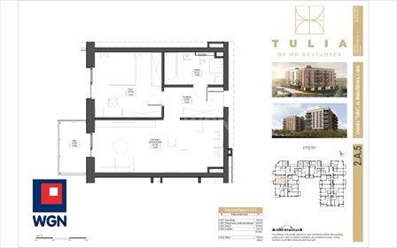 mieszkanie na sprzedaż 53m2 mieszkanie Lubin, Malachitowa