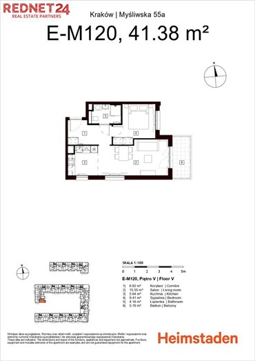 mieszkanie na sprzedaż 41m2 mieszkanie Kraków, Podgórze
