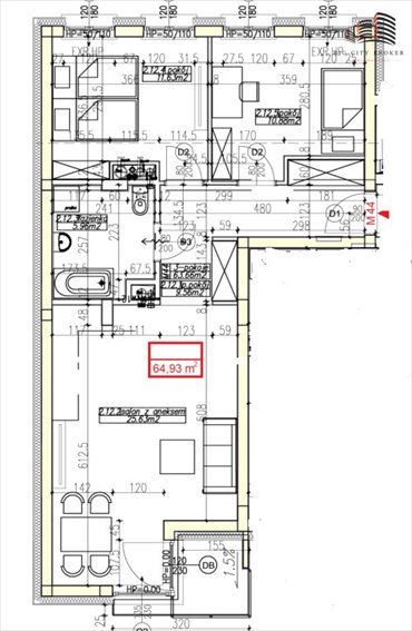 Nowoczesne 3-pokojowe mieszkanie (64,93 m²) w Świdniku mieszkanie Świdnik, Prezydenta Lecha Kaczyńskiego