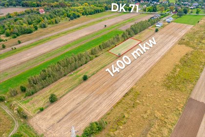 Działka 1400 m² z warunkami zabudowy w Skotnikach zapraszam działka Skotniki, Zgierska