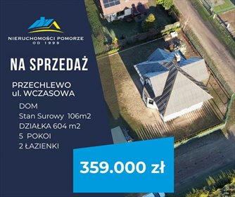 dom na sprzedaż 106m2 dom Przechlewo, Wczasowa