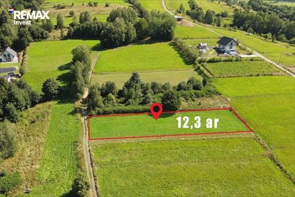Działka 1266 m² z widokiem na góry w Łękawicy działka Łękawica, Łubinowa