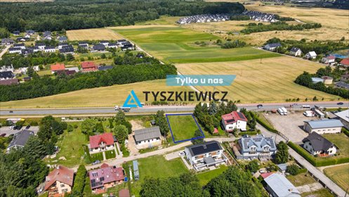 działka na sprzedaż 1089m2 działka Trąbki Wielkie, Gdańska