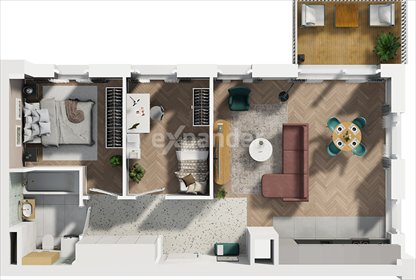 mieszkanie na sprzedaż 60m2 mieszkanie Poznań, Wilda