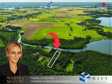 Działka 4880 m² z linią brzegową Kanału Dobrzyckiego działka Dobrzyki