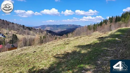 Działka 1200 m² z widokiem na góry w Jeleśni działka Jeleśnia, Głuchaczki