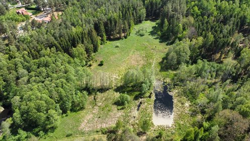 Działka 2700 m² z stawem, spokojna okolica, potencjał działka Łupstych