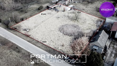 działka na sprzedaż 1703m2 działka Wilga