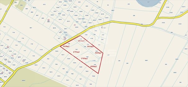 Do sprzedania działki w Kotkowie 2014-6791 m² w otoczeniu natury działka Kotkowo