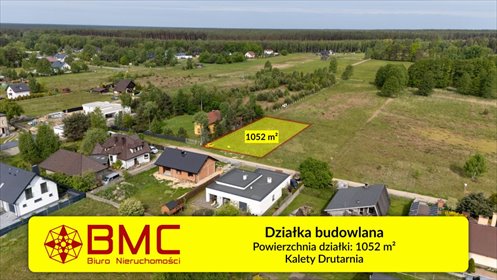działka na sprzedaż 1052m2 działka Kalety, Drutarnia, Czesława Miłosza