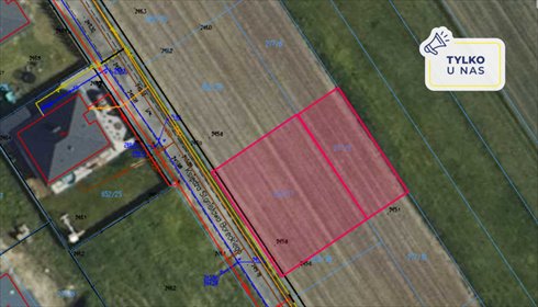 działka na sprzedaż 800m2 działka Wancerzów, Targowa