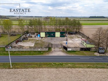 Do sprzedania działka przemysłowa 2400 m² z halą i dostępem do drogi działka Gągolin Południowy