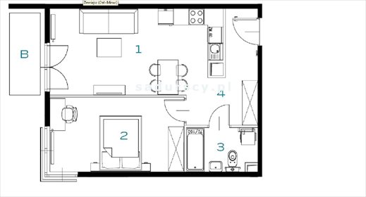 mieszkanie na sprzedaż 47m2 mieszkanie Kraków, Prądnik Biały, Górka Narodowa, Stefana Banacha
