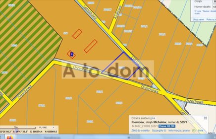 działka na sprzedaż 1700m2 działka Michałów