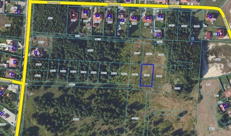 działka na sprzedaż 1071m2 działka Wioska