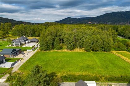 działka na sprzedaż 1070m2 działka Wilkowice, Spacerowa