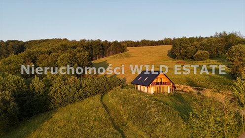 Nowoczesny dom z panoramicznym widokiem i dużym tarasem dom Baligród, Baligród, Baligród