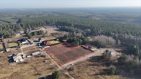 Działki Rurzyca 1016 m² – las, spokój, szybki dojazd działka Rurzyca, Cicha