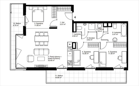 mieszkanie na sprzedaż 89m2 mieszkanie Warszawa, Mokotów, Kwiatu Paproci