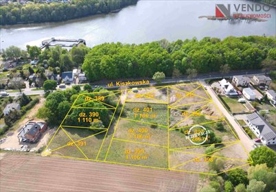 Zapraszam do zakupu działki 1106 m² pod dom w pobliżu jeziora działka Pobiedziska, Kiszkowska