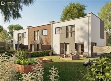 Polecam nowoczesny segment 87,97 m² z ogrodem i garażem dom Psary, Parkowa