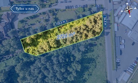 działka na sprzedaż 2726m2 działka Olsztyn, Narcyzowa