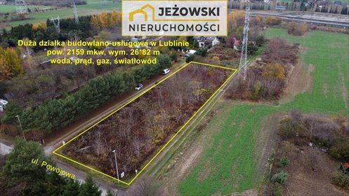 działka na sprzedaż Lublin Powojowa 2159 m2