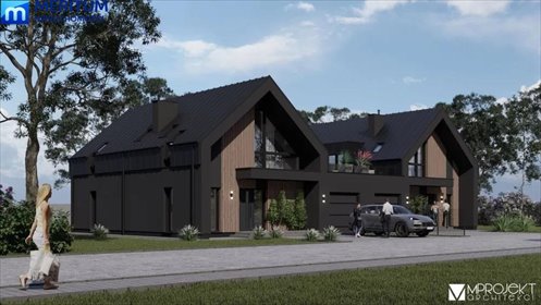 Nowoczesny dom 156 m2 z ogrzewaniem pompa ciepła dom Radziejowice