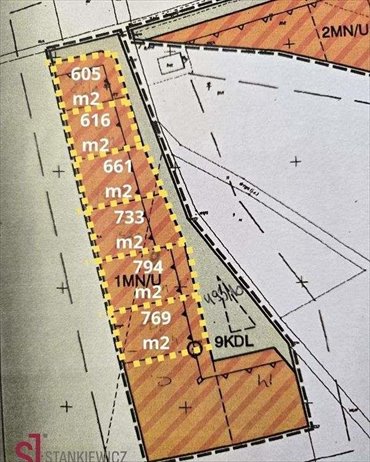 działka na sprzedaż 661m2 działka Gołanice, Topolowa