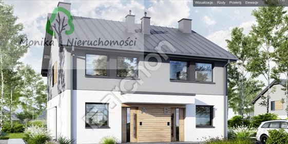 Nowoczesny bliźniak 78,45 m2 z ogrzewaniem podłogowym dom Stanisławie