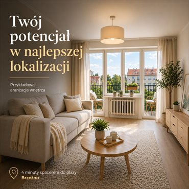 mieszkanie na sprzedaż 55m2 mieszkanie Gdańsk, Brzeźno