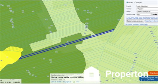 Polecam działkę leśną 6400 m² w Paprotnia - idealną pod inwestycję działka Paprotnia