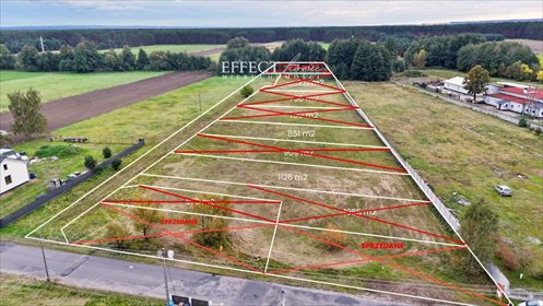 Działki budowlane w Nowym Żabnie, 851 m² - polecam! działka Nowa Sól, Nowe Żabno