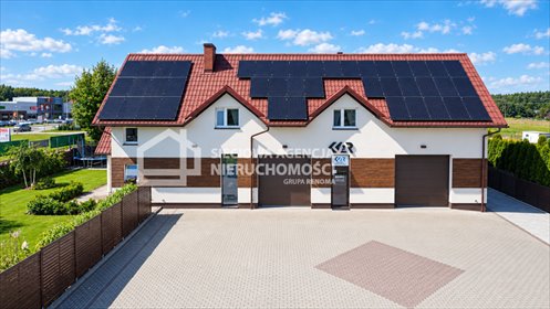 Zapraszam do domu 500 m² z funkcjonalną przestrzenią usługową i komfortowym mieszkaniem dom Dzierżążno