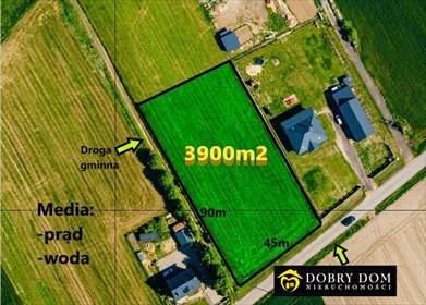 Urokliwa działka siedliskowa 3900 m² pod Tykocinem działka Saniki