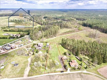 Działka 3412 m² w Gierłożu (blisko lasu i rzeki Drwęcy) działka Gierłoż