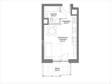 mieszkanie na sprzedaż 25m2 mieszkanie Warszawa, Praga-Południe, Ostrobramska