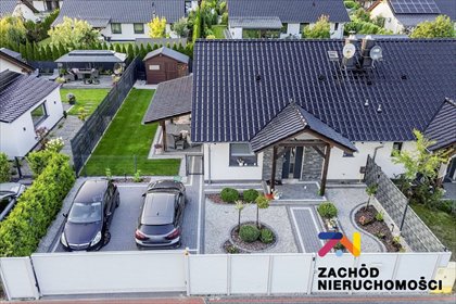 Nowoczesny bliźniak 79 m2 z ogrodem i garażem. dom Zielona Góra, Sucha