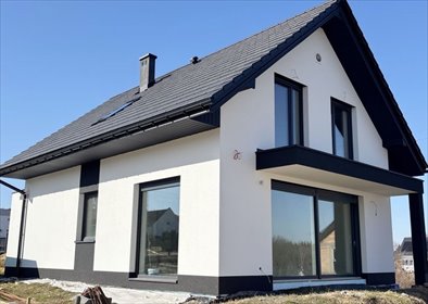 Nowoczesny dom z balkonami, rekuperacją i dużym ogrodem polecam dom Szarów, Szarów